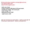 Luces de giroLámpara de señales de giro de motocicleta - luces LED que fluyen - universal - resistente al agua - LED 12V - 2 ...