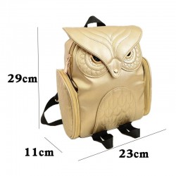 MochilasMochila de cuero impermeable - con estampado de búho
