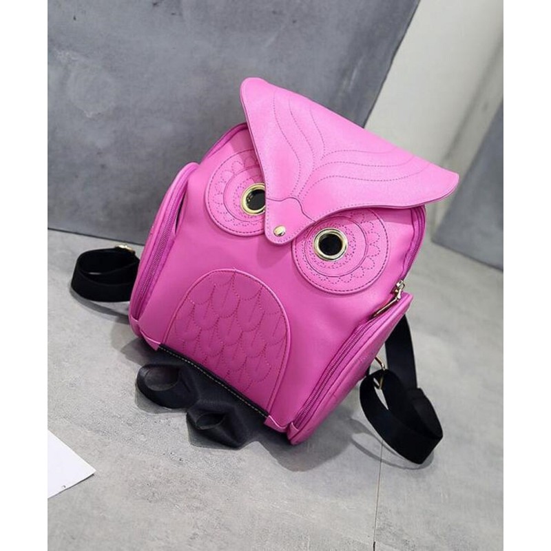 MochilasMochila de cuero impermeable - con estampado de búho