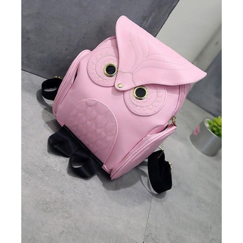 MochilasMochila de cuero impermeable - con estampado de búho