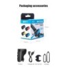BicicletaBocina de bicicleta - USB recargable - alarma antirrobo