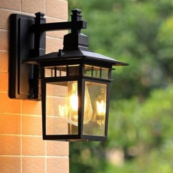 Retro outdoor wall lamp - waterproof - squareWall lights