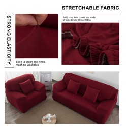 Elastic / stretchable sofa cover - universal - L-shape - 2-seat sofaSofa covers