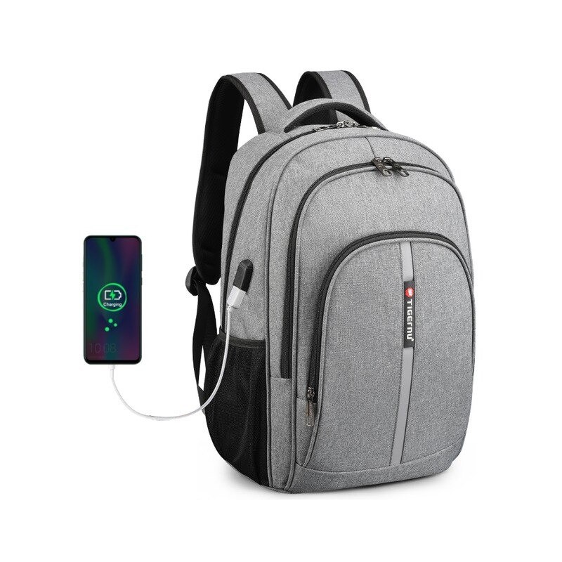 MochilasMochila impermeable - Maletín para portátil de 15,6 pulgadas - Antirrobo - Puerto USB - Gran capacidad