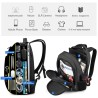 MochilasMochila impermeable - Maletín para portátil de 15,6 pulgadas - Antirrobo - Puerto USB - Gran capacidad