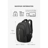 MochilasMochila impermeable - Maletín para portátil de 15,6 pulgadas - Antirrobo - Puerto USB - Gran capacidad