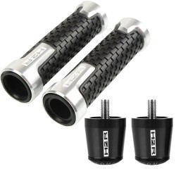 Hand Grips & EndManillar de moto / extremos - tapones de aluminio - 22 mm - juego