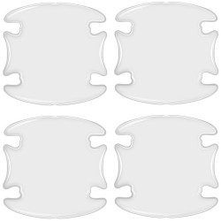 PegatinasAdhesivo de lámina transparente - protección de la manija de la puerta del automóvil - antiarañazos - 4 piezas