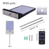 Solar powered wall light light - waterproof lamp - motion sensor - 48 LEDStreet lighting