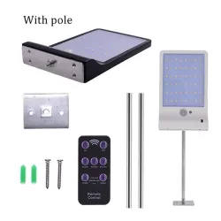 Solar powered wall light light - waterproof lamp - motion sensor - 48 LEDStreet lighting