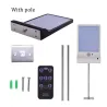 Solar powered wall light light - waterproof lamp - motion sensor - 48 LEDStreet lighting