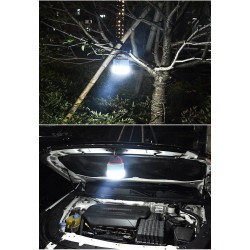 Iluminación solarLuz de camping/carpa - portátil - solar - LED - lámpara de exterior súper brillante - con control remoto - r...