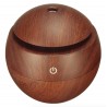 HumidificadoresHumidificador ultrasónico de aire - difusor de aceites esenciales - LED - USB - grano de madera - 130ml