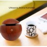 HumidificadoresHumidificador ultrasónico de aire - difusor de aceites esenciales - LED - USB - grano de madera - 130ml