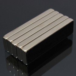 N52N52 - imán de neodimio - bloque fuerte - 40 * 10 * 4 mm - 5 piezas