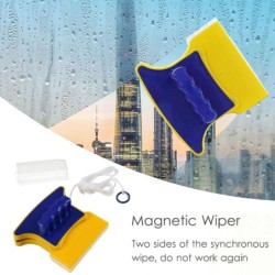 LimpiezaLimpiaparabrisas magnético de doble cara - herramienta de limpieza de ventanas