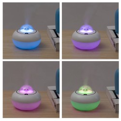 HumidificadoresHumidificador ultrasónico de aire - difusor de aceites esenciales - cabeza de gato - LED - USB - 300ml