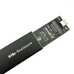Computadora & LaptopProtocolo dual - Caja SSD M2 - Cable USB-C a USB-A - USB 3.1