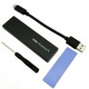 Computadora & LaptopProtocolo dual - Caja SSD M2 - Cable USB-C a USB-A - USB 3.1