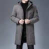 ChaquetasChaqueta larga de invierno con capucha - cremallera - botones