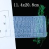 EducativoAlfabeto / números molde de silicona - resina de cristal - fabricación de arte