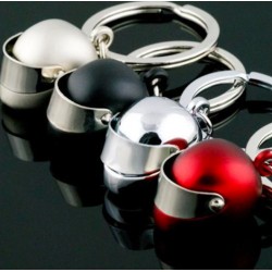 Motorcycle helmet - keychainKeyrings