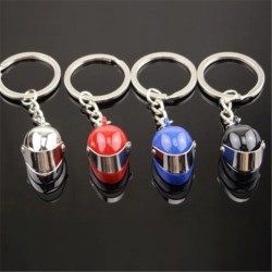 Motorcycle helmet - keychainKeyrings