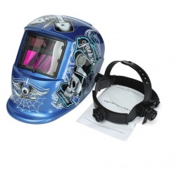 Auto darkening welding helmet - Solar - MIG - MMA - Lucky Speed GhostHelmets