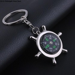 Wheel rudder - compass - keychainKeyrings