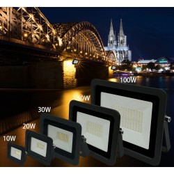 LED floodlight - outdoor reflector - ultra thin - waterproof - 220V / 110V - 10W - 20W - 30W - 50W - 100WFloodlights