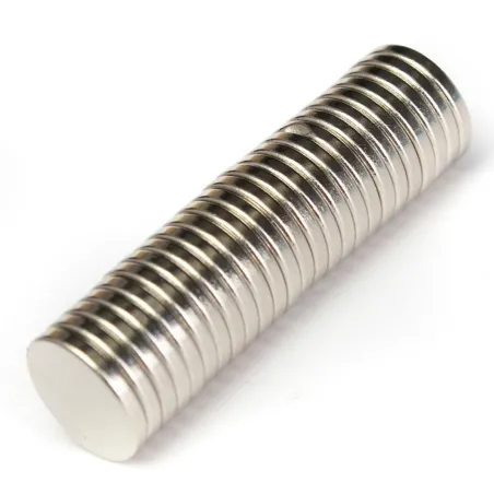 N52N52 - imán de neodimio - disco redondo súper fuerte - 12 mm * 2 mm - 25 piezas