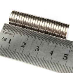 N52N52 - imán de neodimio - disco redondo súper fuerte - 12 mm * 2 mm - 25 piezas