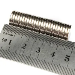 N52N52 - imán de neodimio - disco redondo súper fuerte - 12 mm * 2 mm - 25 piezas