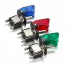 Interruptores12V 20A - LED SPST interruptor basculante basculante - con tapa