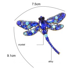 Crystal dragonfly broochBrooches