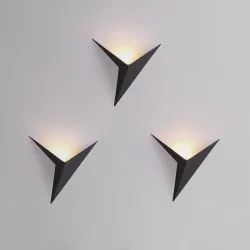 ApliquesAplique LED moderno - diseño triangular - aluminio - 3W - 220V