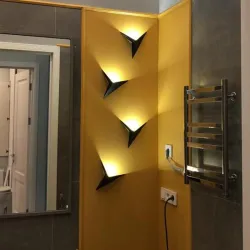 ApliquesAplique LED moderno - diseño triangular - aluminio - 3W - 220V