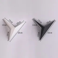 ApliquesAplique LED moderno - diseño triangular - aluminio - 3W - 220V
