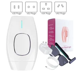DepilaciónZS - mini depiladora láser IPL - depilación permanente - luz pulsada 600000 - lámpara desmontable