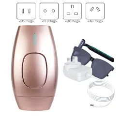 DepilaciónZS - mini depiladora láser IPL - depilación permanente - luz pulsada 600000 - lámpara desmontable