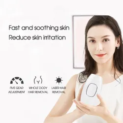 DepilaciónZS - mini depiladora láser IPL - depilación permanente - luz pulsada 600000 - lámpara desmontable