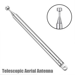 ElectrónicaAntena aérea telescópica universal - retráctil de 7 secciones - 740mm