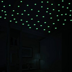 DecoraciónEstrellas que brillan en la oscuridad - pegatinas de pared / techo - 3 cm - 50 piezas