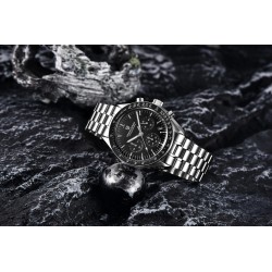 PAGANI DESIGN - stainless steel Quartz watch - waterproof - silver / blackWatches