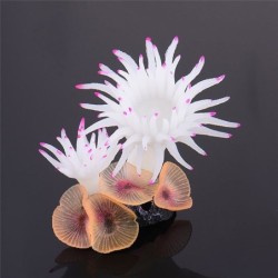 DecoracionesPlanta de coral de silicona - decoración de acuarios
