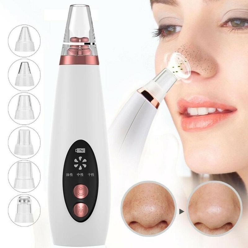 PielEliminador de puntos negros / acné - Limpiador de poros faciales - Cuidado facial con succión al vacío - USB