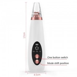 PielEliminador de puntos negros / acné - Limpiador de poros faciales - Cuidado facial con succión al vacío - USB