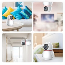 Cámaras de seguridadCámara IP inalámbrica CCTV - monitor de bebé - seguimiento automático - visión nocturna - 720P - WiFi