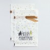 NavidadBolsas de regalo de Navidad con cordón 10 piezas