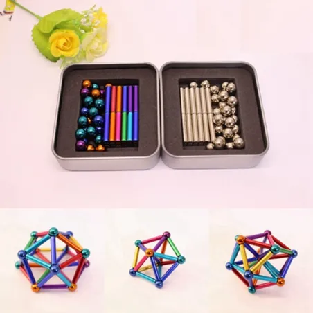 BolasBolas / palos magnéticos de neodimio - bloques de construcción